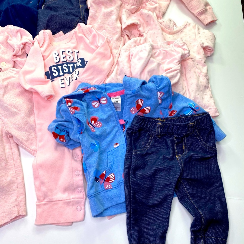 BUNDLE: CARTER’s Girls 3 Months - 8 outfits
